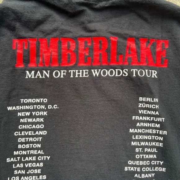 Black Graphic Tee - Justin Timberlake - Man of the Woods - Picture 8 of 10